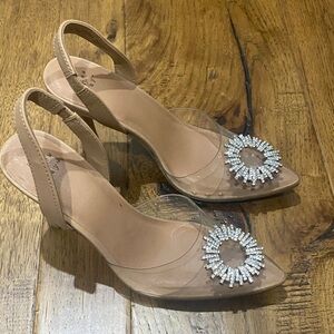 Elegant A New Day Tan Slingback Women's Shoes